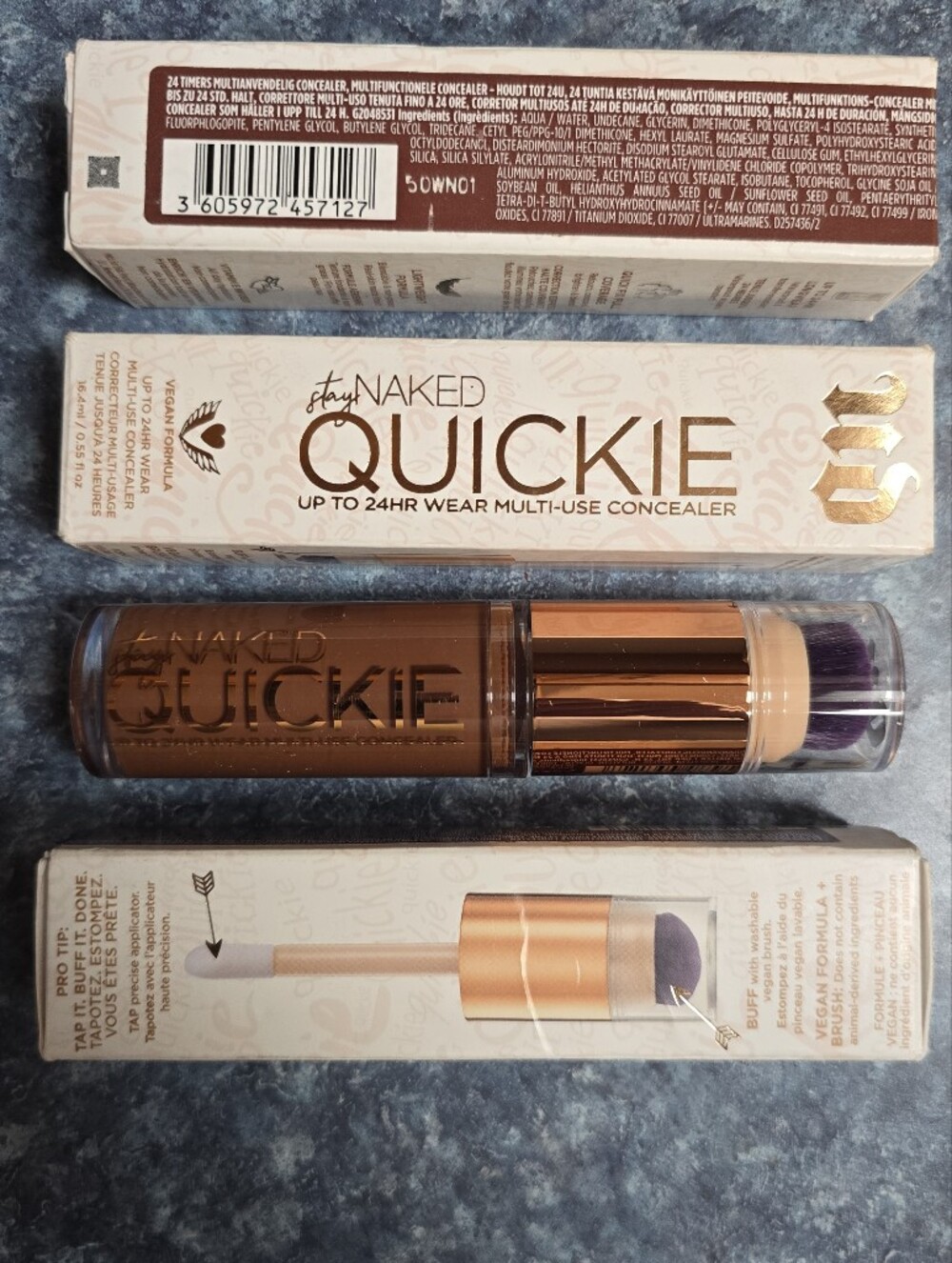 Urban Decay Quickie Multi-Use Concealer 90WR (WARM RED) Ultra-Deep Brown
